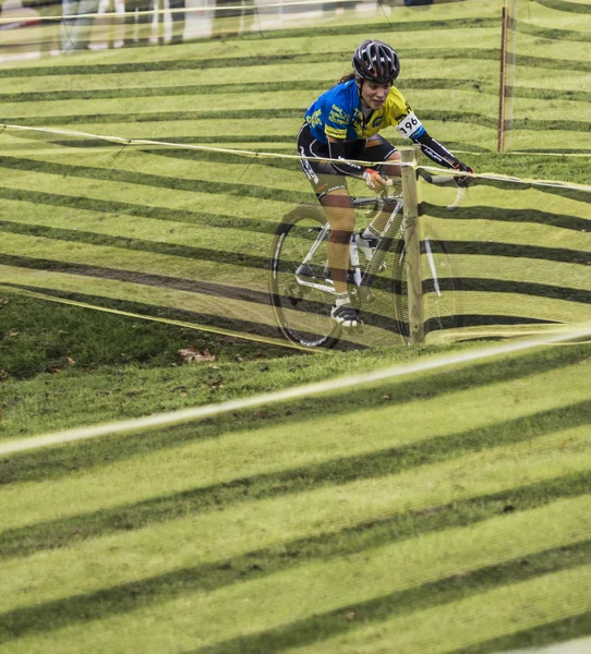 Cyclocross concurrentie 2015 — Stockfoto