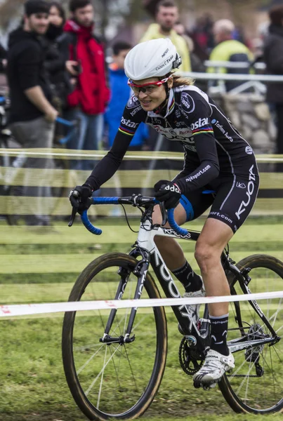 Cyclocross verseny 2015 — Stock Fotó