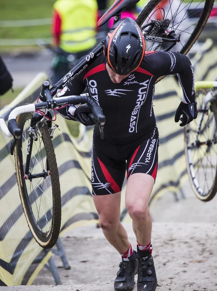 Cyclocross 챔피언십 2015 — 스톡 사진