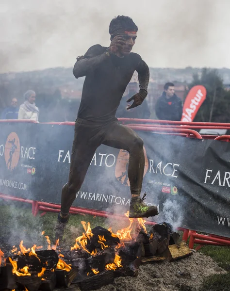 Carrera de Farinato en Gijón — Foto de Stock