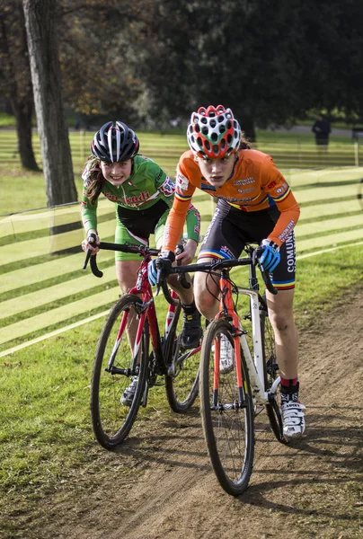 Campeonato de Cyclocross 2015 Fotos De Bancos De Imagens Sem Royalties