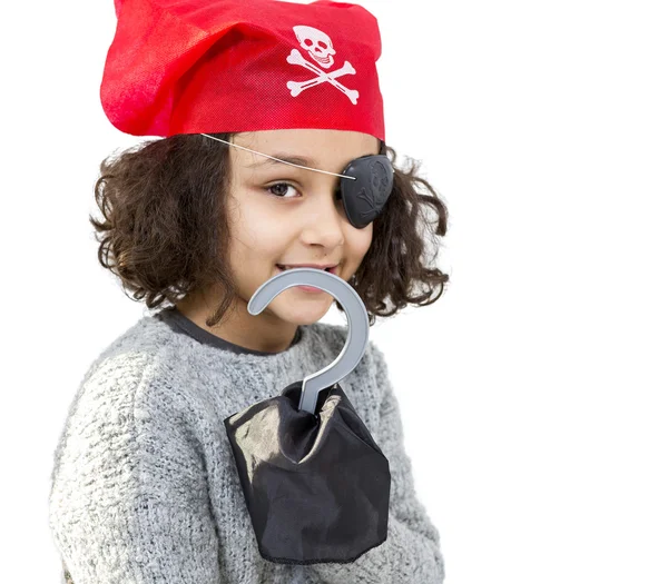 Niña pirata —  Fotos de Stock