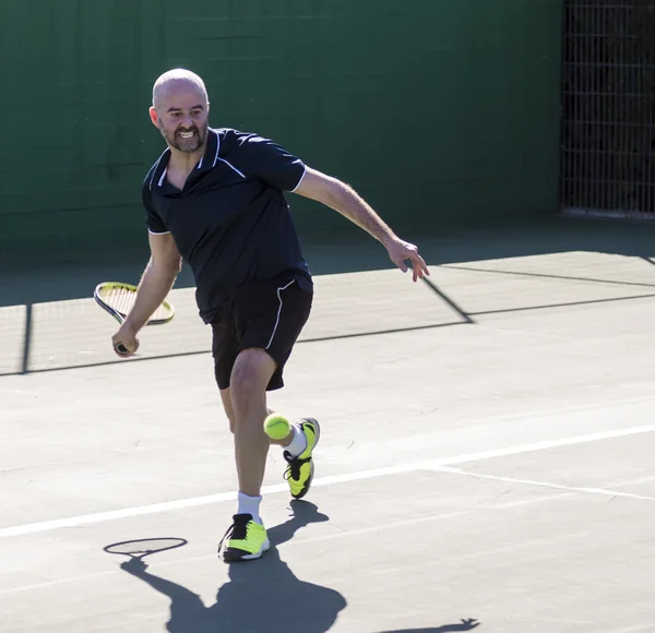 Tennisspelare i matchen — Stockfoto