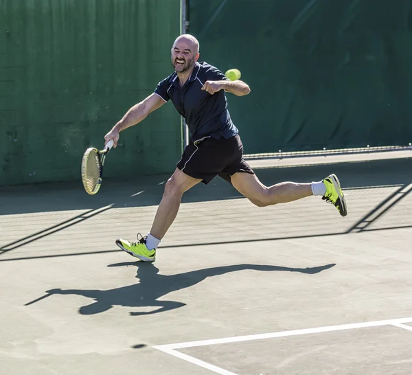 Tennisspelare i matchen — Stockfoto