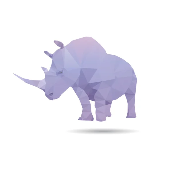 Rhino elszigetelt — Stock Vector