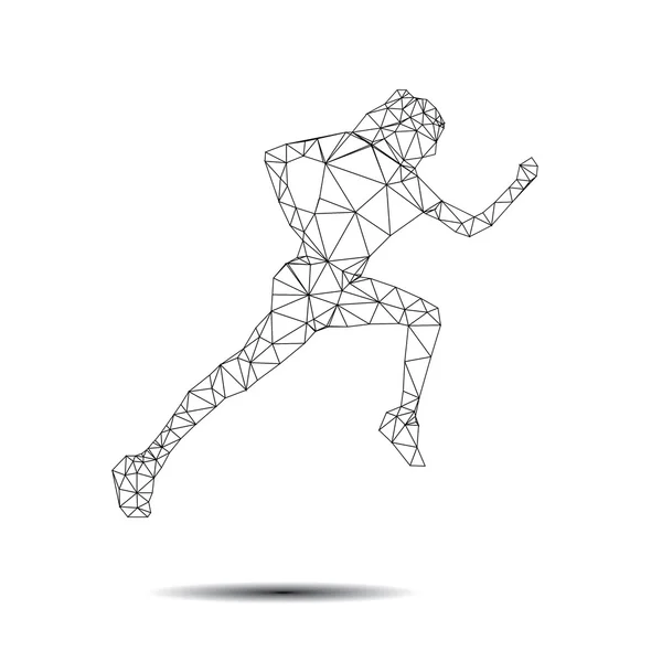 Kvinnliga löpare — Stock vektor