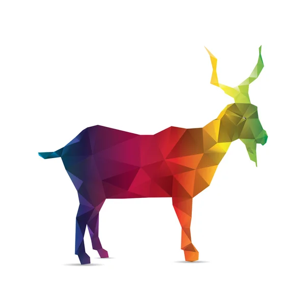 Abstract goat — Stock Vector