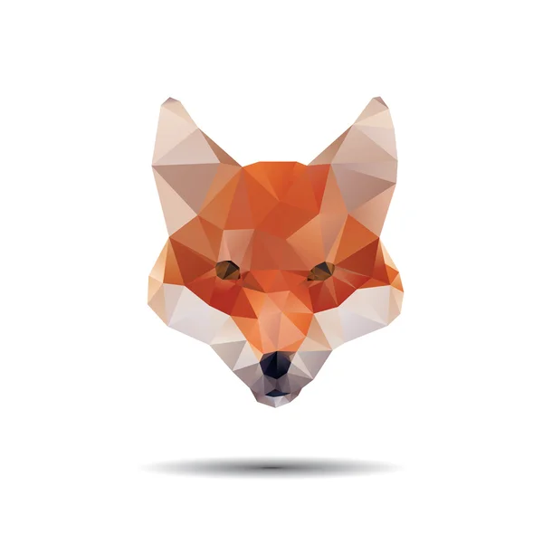 Fox abstracto aislado — Archivo Imágenes Vectoriales