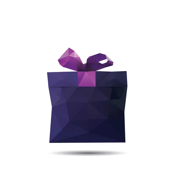 Abstracte creatief concept vector pictogram van gift box voor Web- en Mo — Stockvector