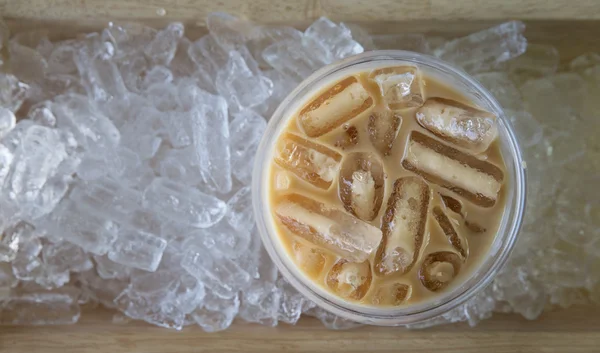 Cold coffee drink with ice — Stock Photo, Image