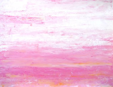 pembe ve turuncu soyut sanat resim