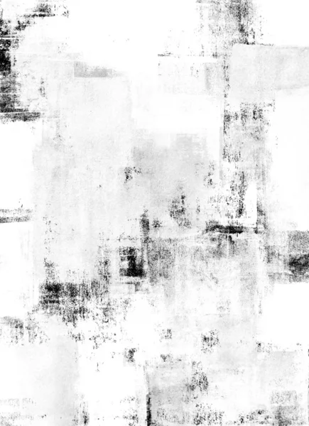 Pintura abstracta en blanco y negro — Foto de Stock