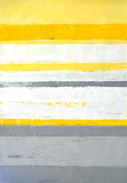 Grey and Yellow Abstract Art Painting — Stock Photo, Image