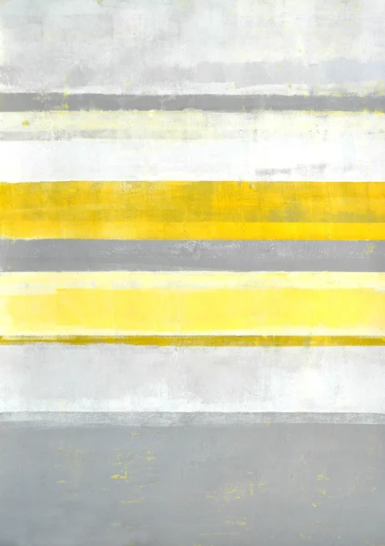 Γκρίζο και κίτρινο αφηρημένη ζωγραφική τέχνη — Φωτογραφία Αρχείου