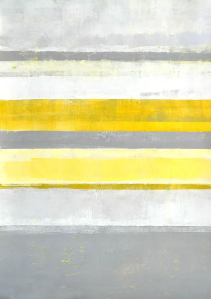 Grey and Yellow Abstract Art Painting — Stock Photo, Image