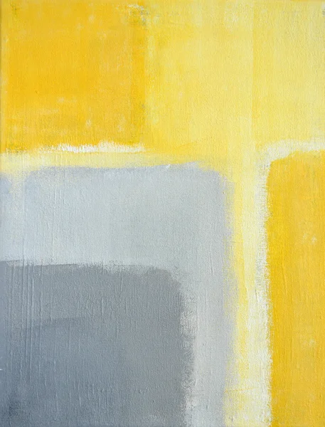 Сірий і жовтий абстрактний живопис — стокове фото