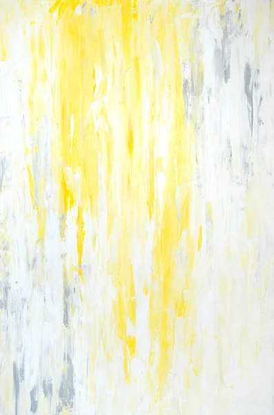 Grey and Yellow Abstract Art Painting — Stock Photo, Image