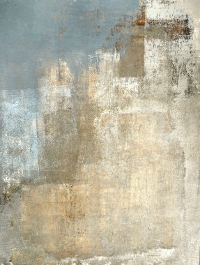 gri ve kahverengi soyut sanat resim