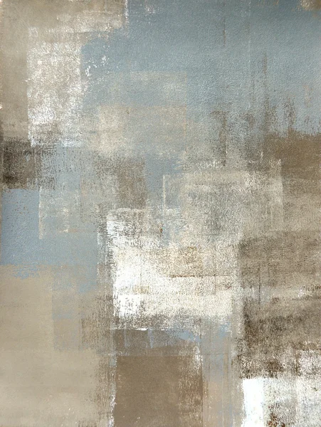 Peinture abstraite d'art gris et marron — Photo