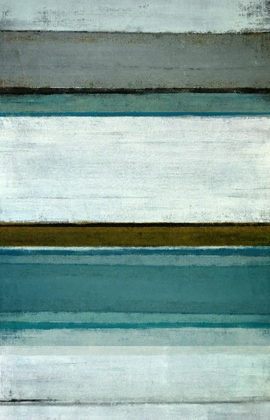 Teal y Brown pintura abstracta del arte —  Fotos de Stock