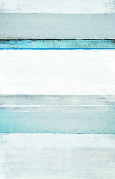 Blauw en grijs abstracte kunst schilderij — Stockfoto
