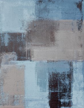 mavi ve gri soyut sanat resim