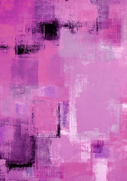 Pintura de arte abstracta rosa —  Fotos de Stock