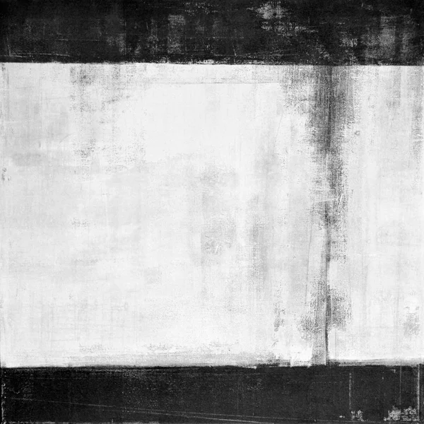 Černobílý abstraktní umění malba — Stock fotografie