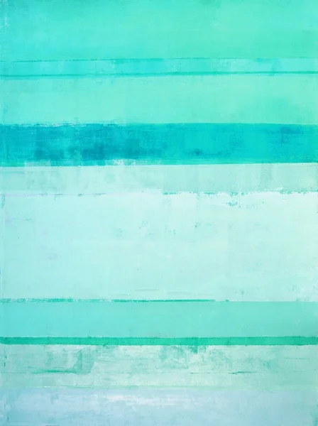 Turquoise abstracte kunst schilderij — Stockfoto