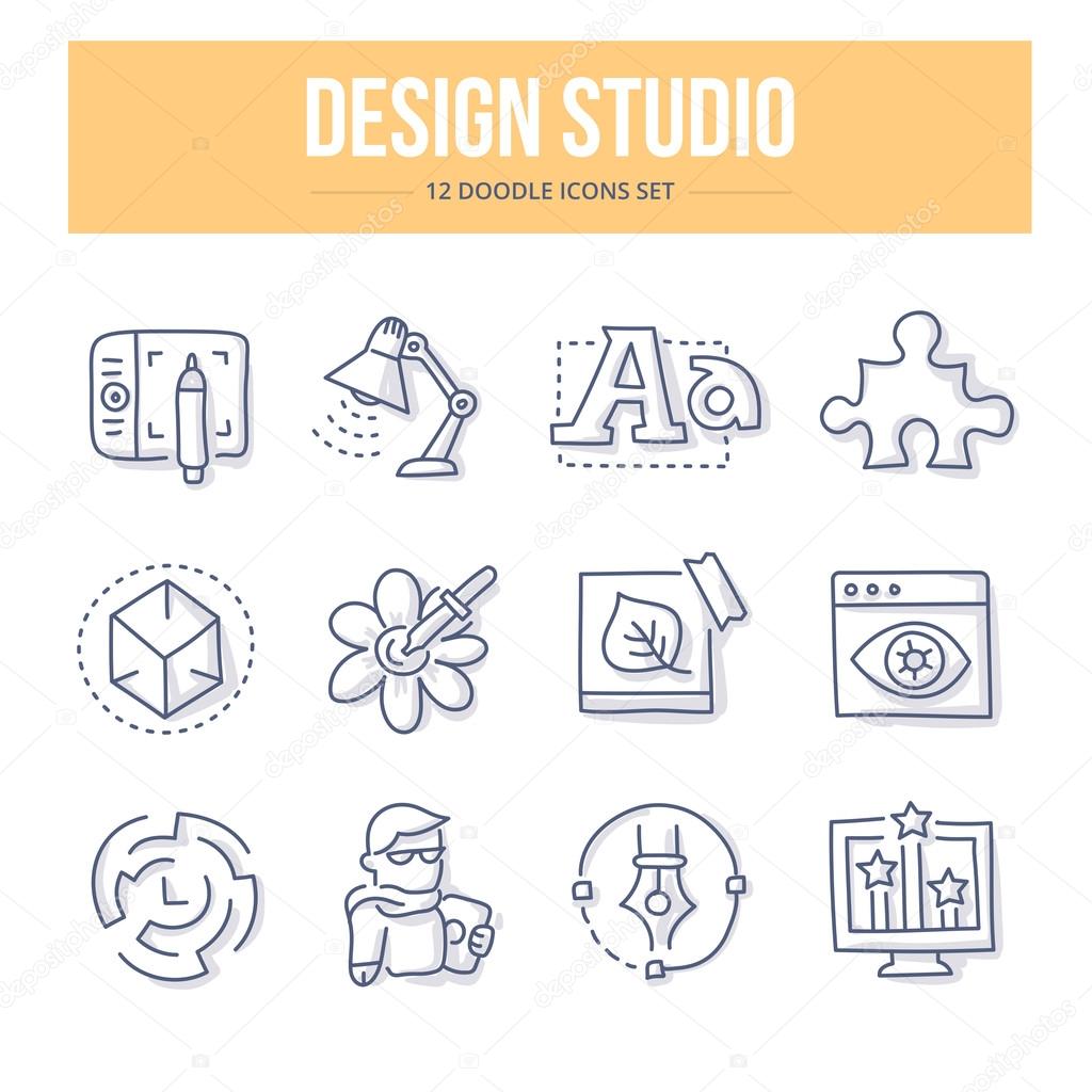 Design Studio Doodle Icons