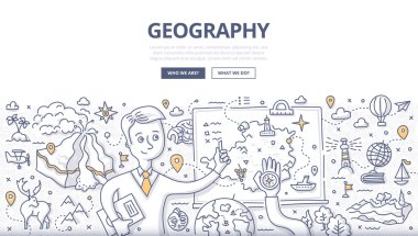 Coğrafya Doodle kavramı