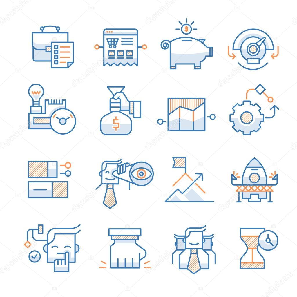 Business Startup Icons Collection
