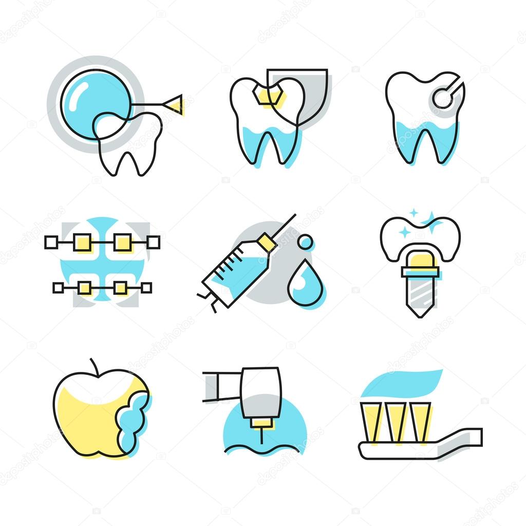 Dental Care Icons