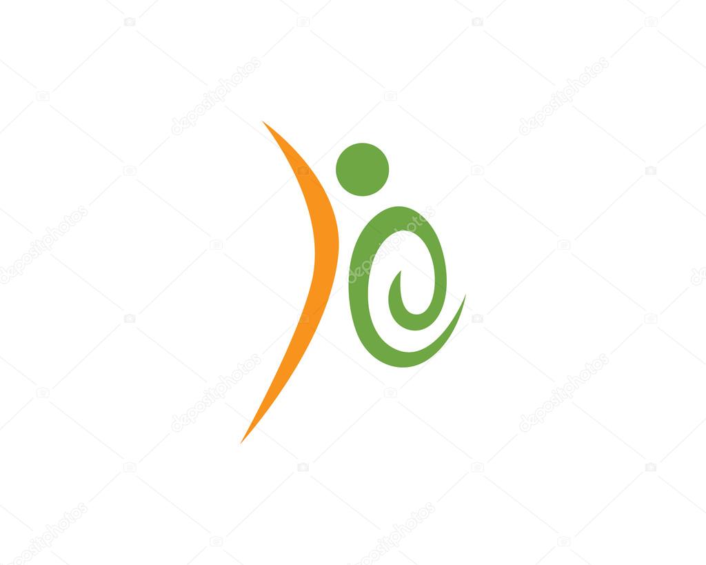 Health people logo symbol