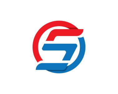 S Harfi Logo şablonu