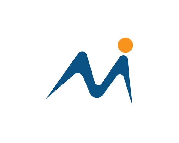 Logotipo letra M — Vector de stock