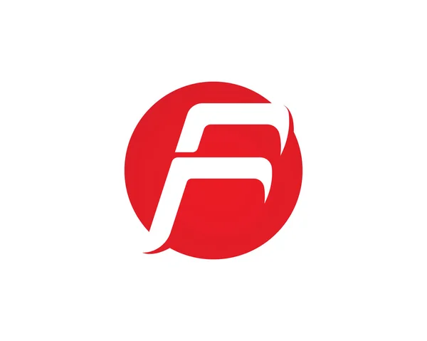 F písmeno logo — Stockový vektor