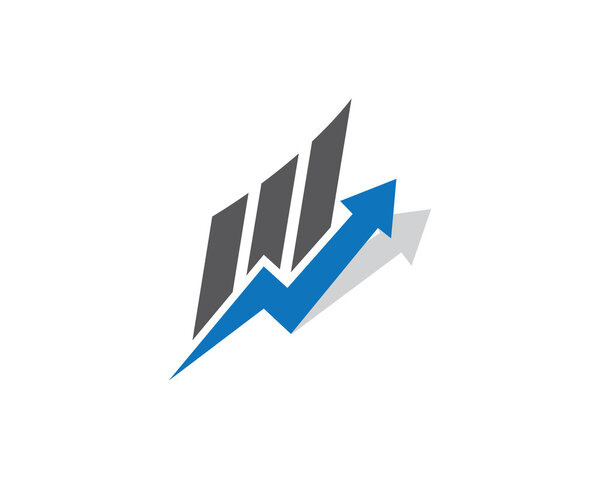 Шаблон логотипа Business Finance с решетками
