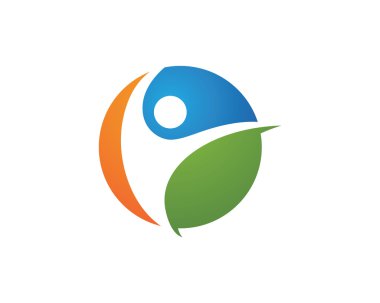 Sağlıklı Yaşam Logosu şablon vektörü