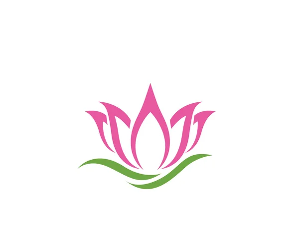 Lotus flower logo — Stock Vector