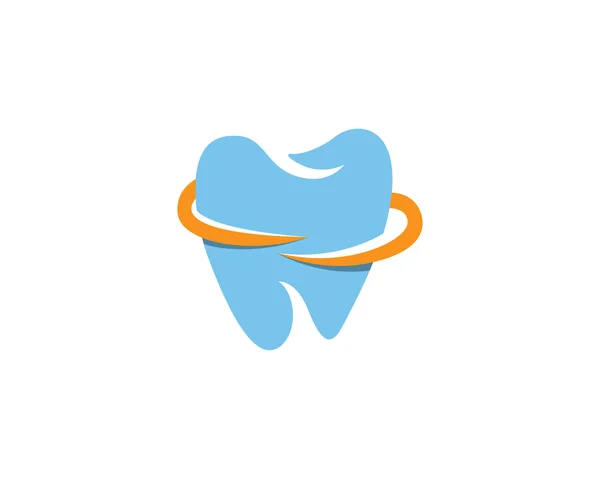 Plantilla de logotipo dental Negocio saludable — Vector de stock