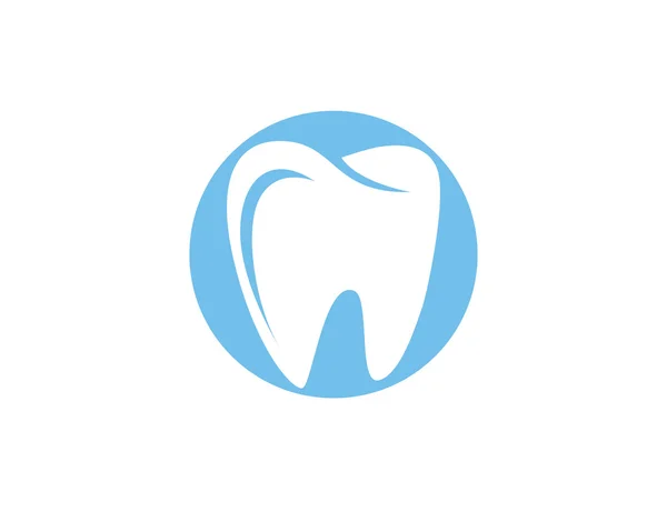 Plantilla de logotipo dental Negocio saludable — Vector de stock