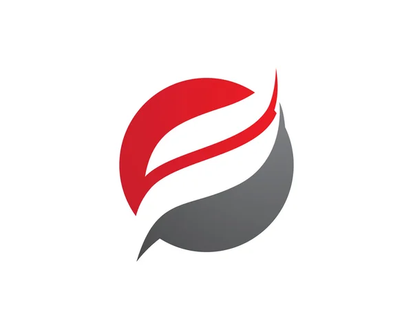 Brandflamma logotyp mall vektor — Stock vektor