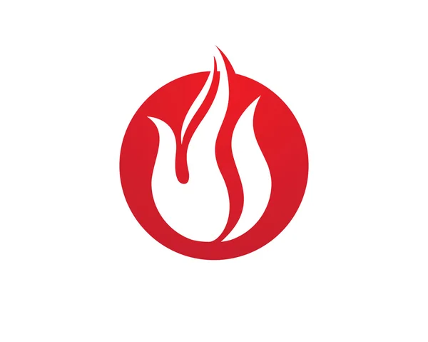 Вектор шаблону логотипу вогню — стоковий вектор