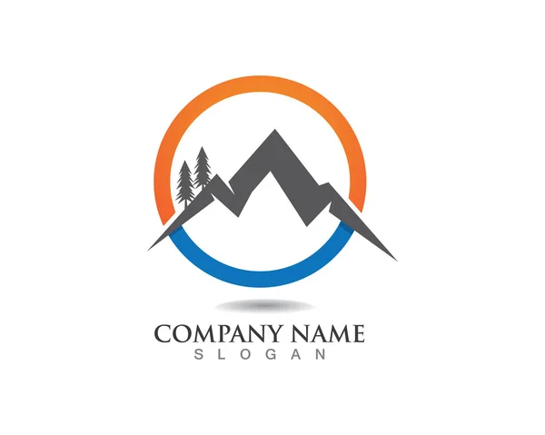 Bjerge Logo skabelon vektor – Stock-vektor