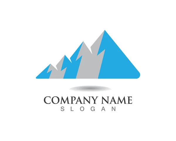 Mountains Logo Template vector — Stock Vector