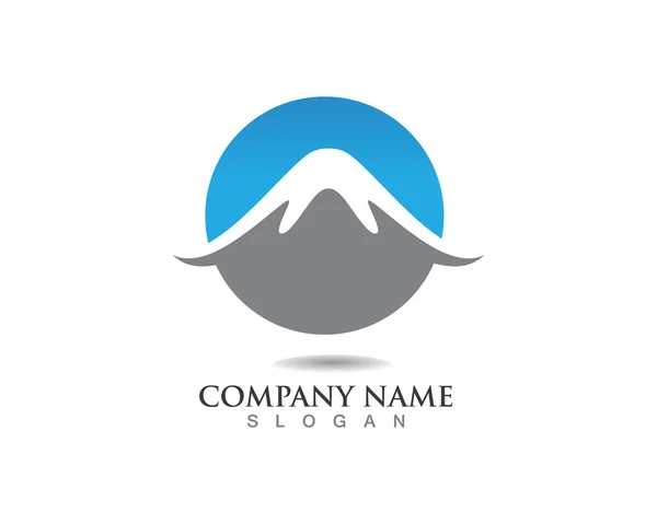 Mountains Logo Template vector — Stock Vector