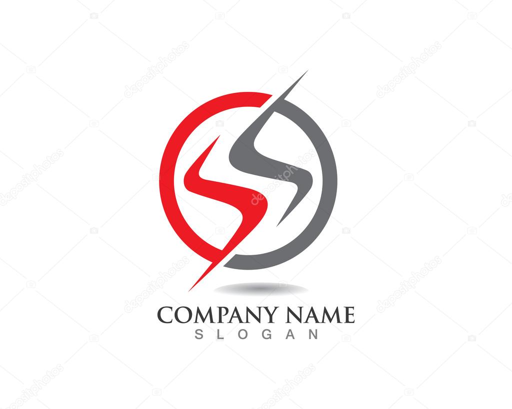 S letter logo Template icon vector