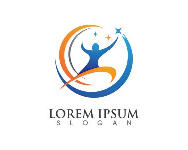 Sağlıklı Yaşam Logosu şablonu