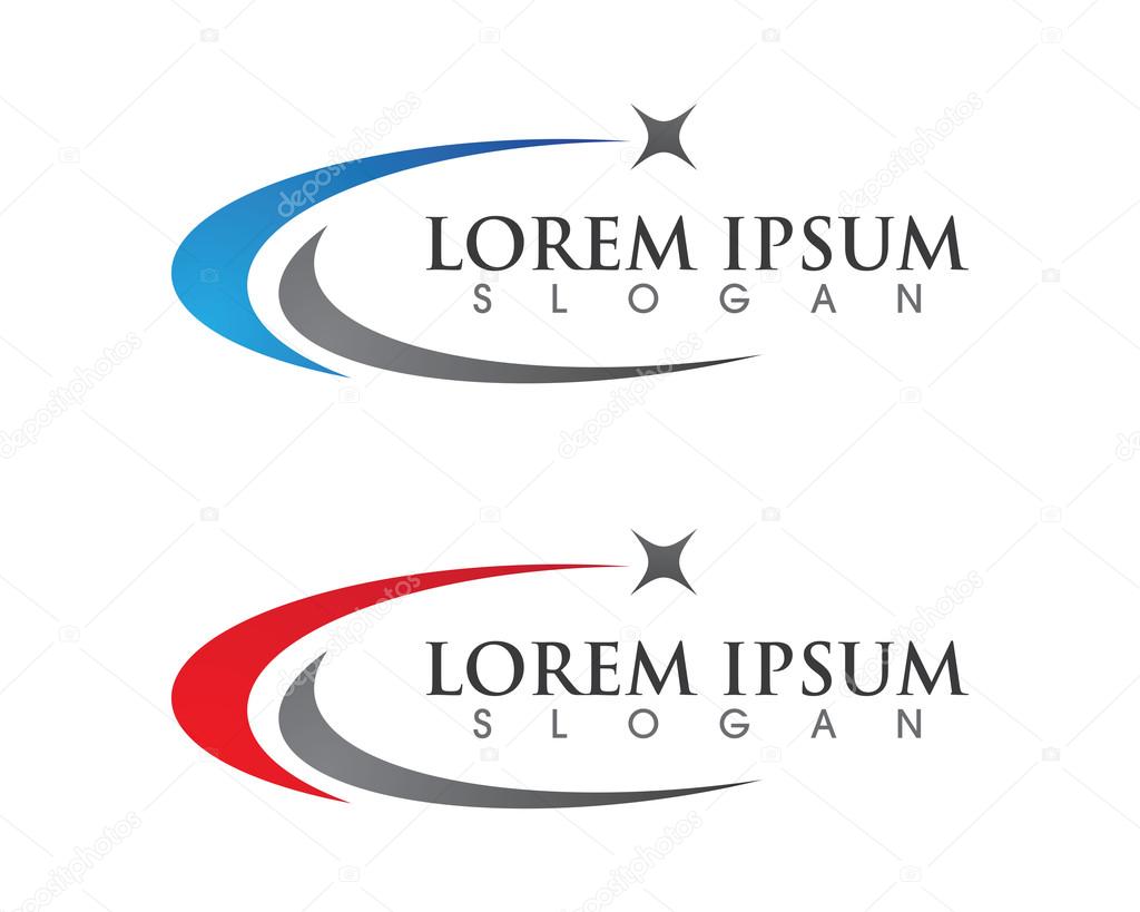 Faster the future business Logo template vector